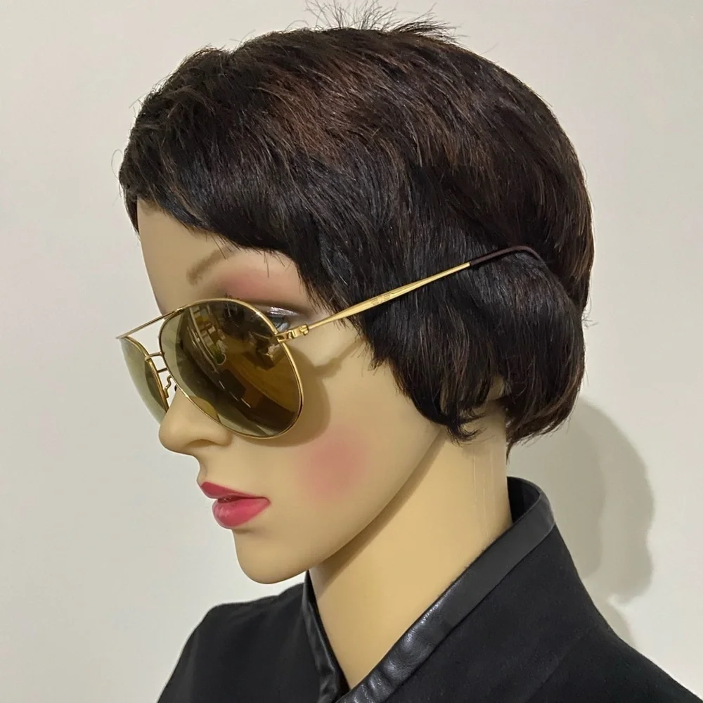 Police unisex S8991 aviator gold sunglasses